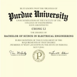 purdue 学生姓名:李翀毕业院校:美国普度大学
